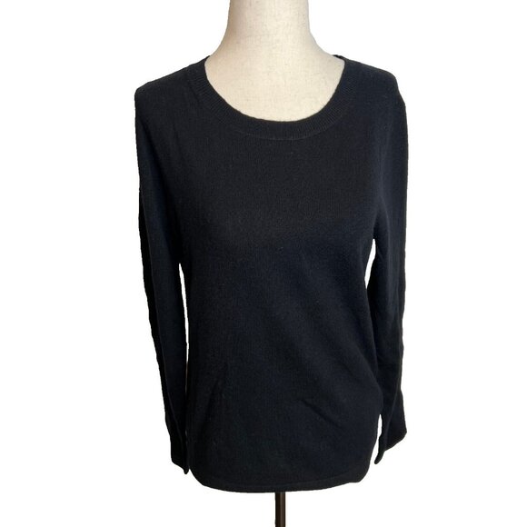 J.Crew $60 Women's Black Cotton-Wool Teddie Sweater Size S F5199 - Picture 1 of 7